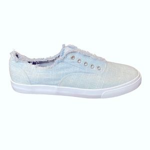 Austin Clothing Co. Raw Edge Light Blue Sneakers